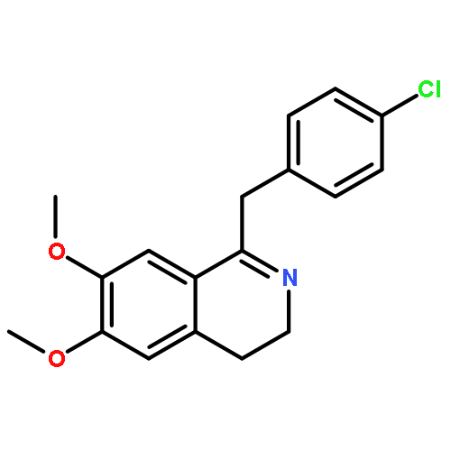 ISOQUINOLINE, 1-[(4-CHLOROPHENYL)METHYL]-3,4-DIHYDRO-6,7-DIMETHOXY-