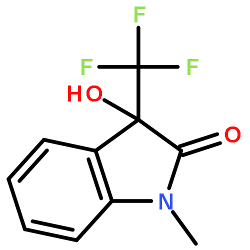 2H-INDOL-2-ONE, 1,3-DIHYDRO-3-HYDROXY-1-METHYL-3-(TRIFLUOROMETHYL)-