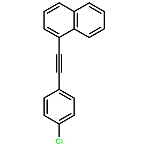 Naphthalene, 1-[(4-chlorophenyl)ethynyl]-