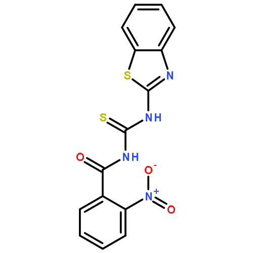 Benzamide, N-[(2-benzothiazolylamino)thioxomethyl]-2-nitro-