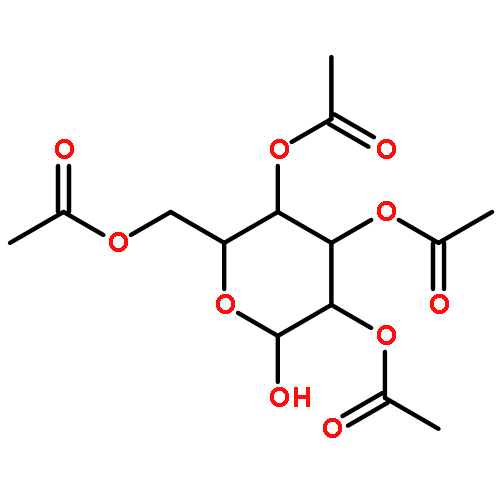 (2R,3S,4S,5R)-2-(Acetoxymethyl)-6-hydroxytetrahydro-2H-pyran-3,4,5-triyl triacetate