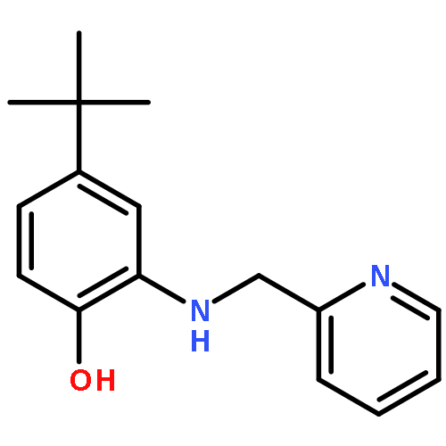 Phenol, 4-(1,1-dimethylethyl)-2-[(2-pyridinylmethyl)amino]-