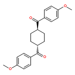 Methanone, trans-1,4-cyclohexanediylbis[(4-methoxyphenyl)-