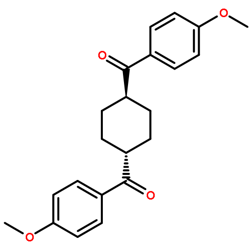 Methanone, trans-1,4-cyclohexanediylbis[(4-methoxyphenyl)-