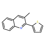 QUINOLINE, 3-METHYL-2-(2-THIENYL)-