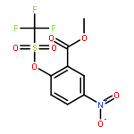 BENZOIC ACID, 5-NITRO-2-[[(TRIFLUOROMETHYL)SULFONYL]OXY]-, METHYL ESTER