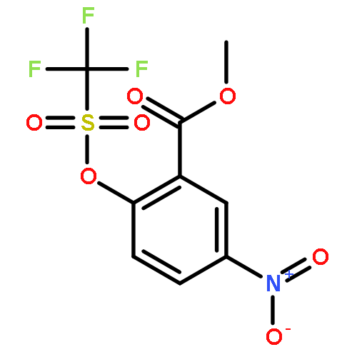 BENZOIC ACID, 5-NITRO-2-[[(TRIFLUOROMETHYL)SULFONYL]OXY]-, METHYL ESTER