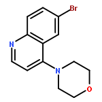 Quinoline, 6-bromo-4-(4-morpholinyl)-