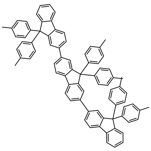 2,2':7',2''-Ter-9H-fluorene,9,9,9',9',9'',9''-hexakis(4-methylphenyl)-