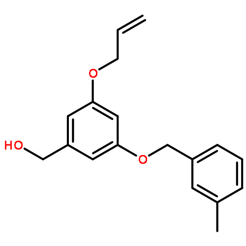 BENZENEMETHANOL, 3-[(3-METHYLPHENYL)METHOXY]-5-(2-PROPENYLOXY)-