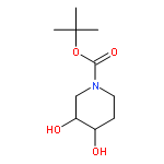 1-Piperidinecarboxylic acid, 3,4-dihydroxy-, 1,1-dimethylethyl ester (9CI)