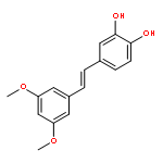 4-[2-(3,5-dimethoxyphenyl)ethenyl]benzene-1,2-diol