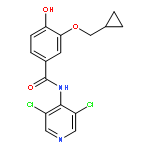 3-(Cyclopropylmethoxy)-N-(3,5-dichloropyridin-4-yl)-4-hydroxybenzamide