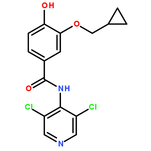 3-(Cyclopropylmethoxy)-N-(3,5-dichloropyridin-4-yl)-4-hydroxybenzamide