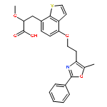 (S)-2-Methoxy-3-(4-(2-(5-methyl-2-phenyloxazol-4-yl)ethoxy)benzo[b]thiophen-7-yl)propanoic acid