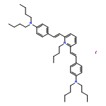 N,N-DIBUTYL-4-[2-[1-BUTYL-6-[2-[4-(DIBUTYLAMINO)PHENYL]ETHENYL]PYRIDIN-1-IUM-2-YL]ETHENYL]ANILINE;IODIDE