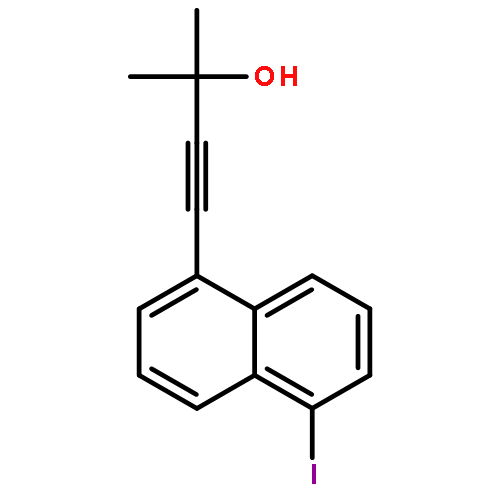 3-Butyn-2-ol, 4-(5-iodo-1-naphthalenyl)-2-methyl-