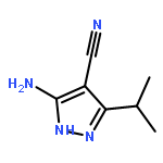 3-amino-5-(1-methylethyl)-1H-Pyrazole-4-carbonitrile