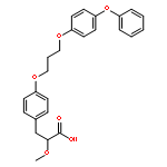 2-METHOXY-3-[4-[3-(4-PHENOXYPHENOXY)PROPOXY]PHENYL]PROPANOIC ACID