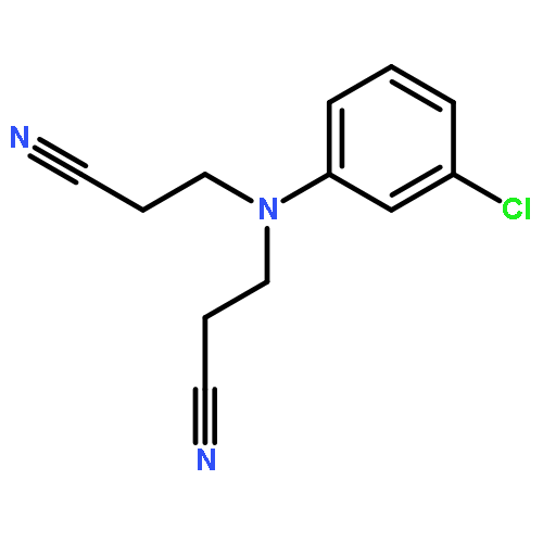 PROPANENITRILE, 3,3'-[(3-CHLOROPHENYL)IMINO]BIS-