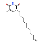 2,4(1H,3H)-Pyrimidinedione, 5-methyl-1-(10-undecenyl)-