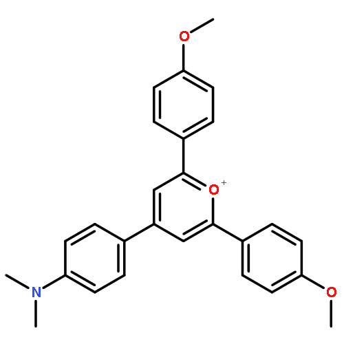 Pyrylium, 4-[4-(dimethylamino)phenyl]-2,6-bis(4-methoxyphenyl)-