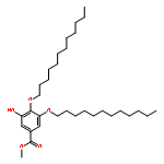 Benzoic acid, 3,4-bis(dodecyloxy)-5-hydroxy-, methyl ester