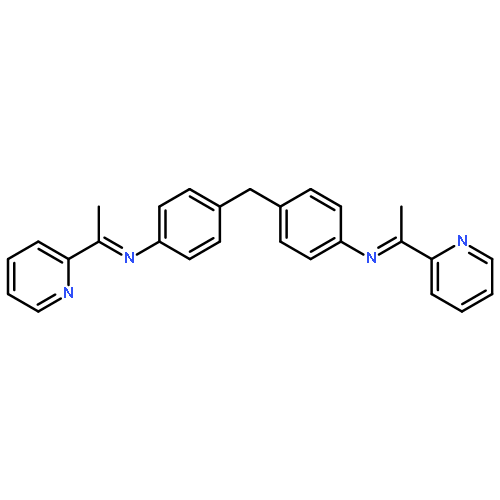 BENZENAMINE, 4,4'-METHYLENEBIS[N-[1-(2-PYRIDINYL)ETHYLIDENE]-