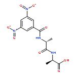 D-Alanine, N-(3,5-dinitrobenzoyl)-D-alanyl-