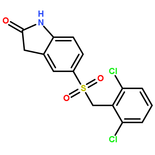 2H-Indol-2-one, 5-[[(2,6-dichlorophenyl)methyl]sulfonyl]-1,3-dihydro-