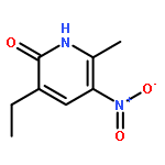 2(1H)-PYRIDINONE, 3-ETHYL-6-METHYL-5-NITRO-