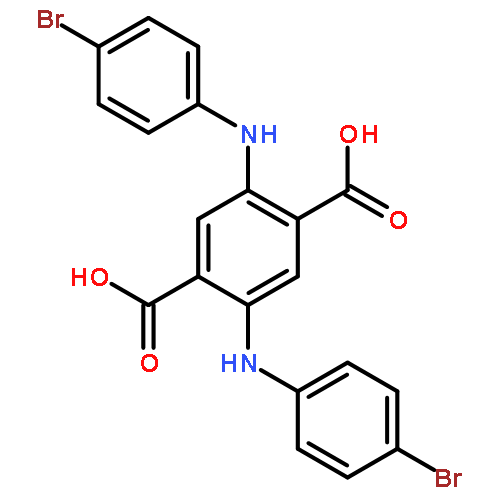 1,4-BENZENEDICARBOXYLIC ACID, 2,5-BIS[(4-BROMOPHENYL)AMINO]-