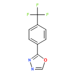 2-[4-(TRIFLUOROMETHYL)PHENYL]-1,3,4-OXADIAZOLE