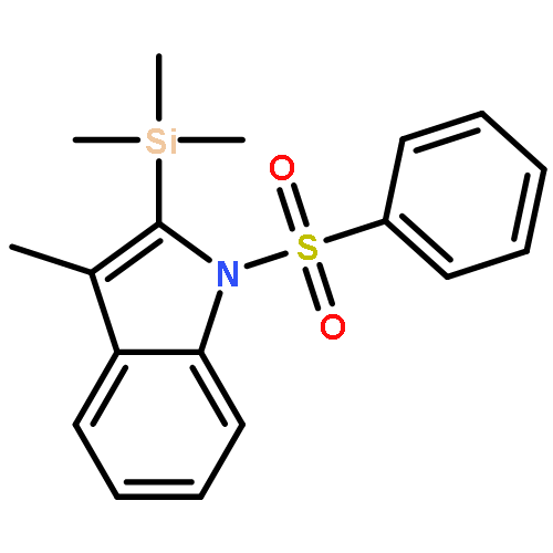 1H-Indole, 3-methyl-1-(phenylsulfonyl)-2-(trimethylsilyl)-