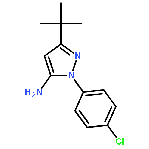 5-tert-butyl-2-(4-chlorophenyl)pyrazol-3-amine