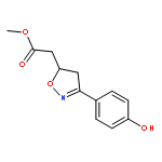 Methyl 2-(3-(4-hydroxyphenyl)-4,5-dihydroisoxazol-5-yl)acetate