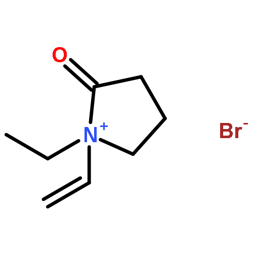 PYRROLIDINIUM, 1-ETHENYL-1-ETHYL-2-OXO-, BROMIDE