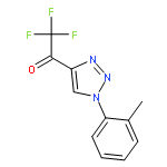 ETHANONE, 2,2,2-TRIFLUORO-1-[1-(2-METHYLPHENYL)-1H-1,2,3-TRIAZOL-4-YL]-