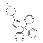 Piperidine, 1-methyl-4-[3-(triphenylplumbyl)-1,4-cyclopentadien-1-yl]-