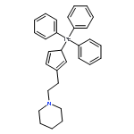 PIPERIDINE, 1-[2-[3-(TRIPHENYLPLUMBYL)-1,4-CYCLOPENTADIEN-1-YL]ETHYL]-