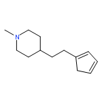 Piperidine, 4-(2-cyclopentadienylethyl)-1-methyl-