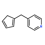 PYRIDINE, 4-(CYCLOPENTADIENYLMETHYL)-