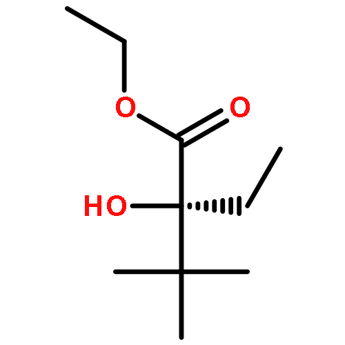 Butanoic acid, 2-ethyl-2-hydroxy-3,3-dimethyl-, ethyl ester, (2R)-