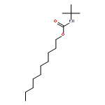 Carbamic acid, (1,1-dimethylethyl)-, decyl ester