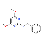 2-PYRIMIDINAMINE, 4,6-DIMETHOXY-N-(PHENYLMETHYL)-