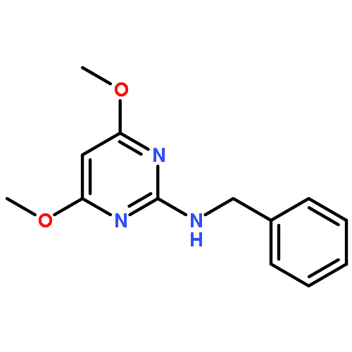 2-PYRIMIDINAMINE, 4,6-DIMETHOXY-N-(PHENYLMETHYL)-