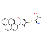 CYSTEINE, S-[2,5-DIHYDRO-2,5-DIOXO-1-(1-PYRENYL)-1H-PYRROL-3-YL]-