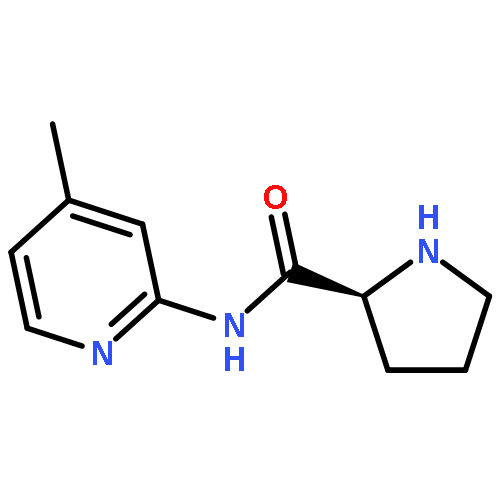 2-Pyrrolidinecarboxamide, N-(4-methyl-2-pyridinyl)-, (2S)-