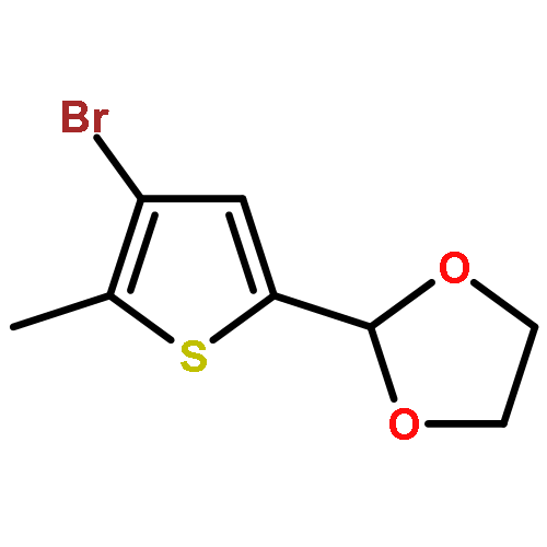 1,3-Dioxolane,2-(4-bromo-5-methyl-2-thienyl)-