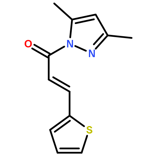 1H-PYRAZOLE, 3,5-DIMETHYL-1-[(2E)-1-OXO-3-(2-THIENYL)-2-PROPENYL]-